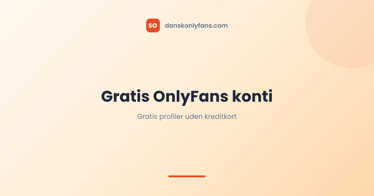 Gratis OnlyFans konti